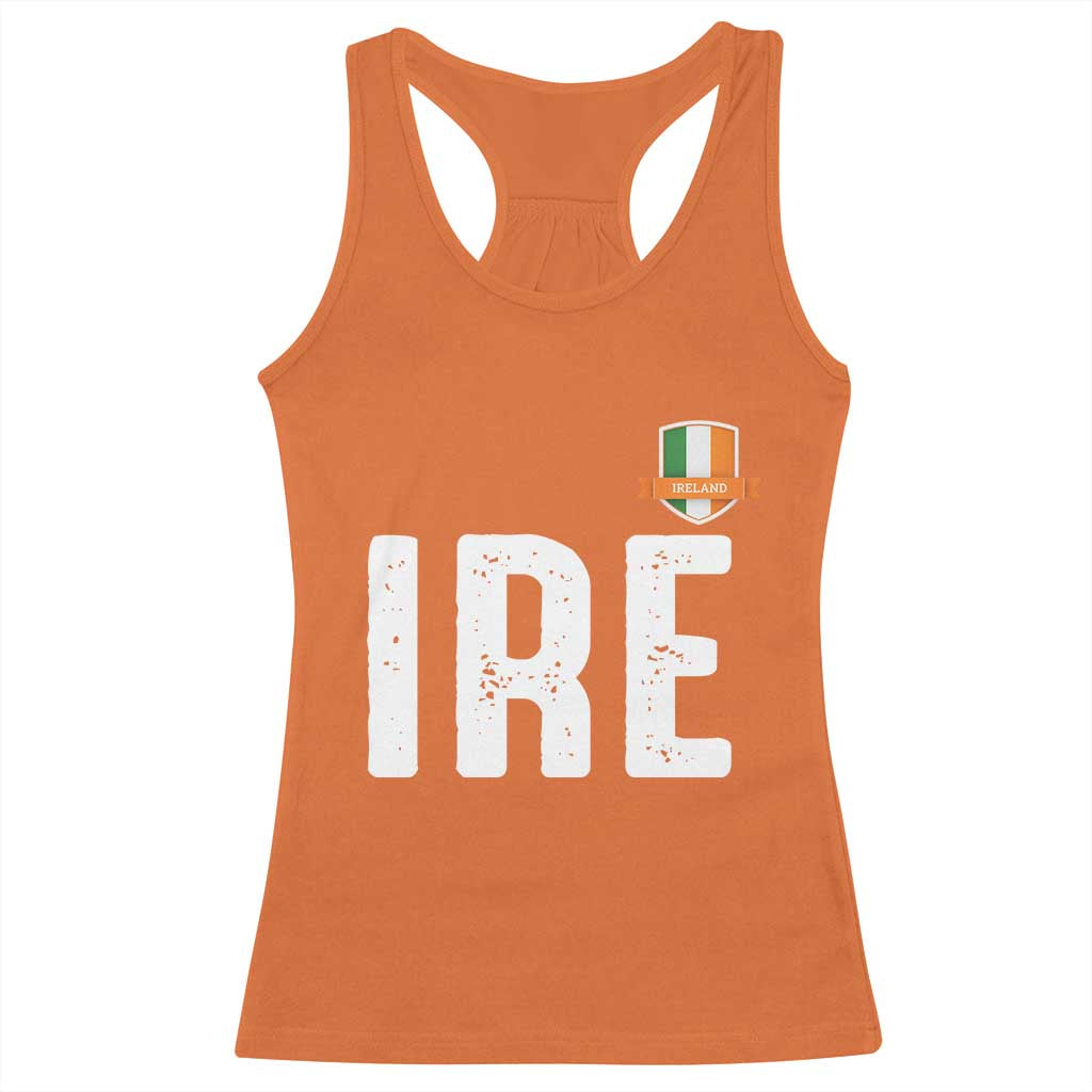 IRE Ireland Matching Group Racerback Tank Top Irish Pride St Patricks Day Family or Friends