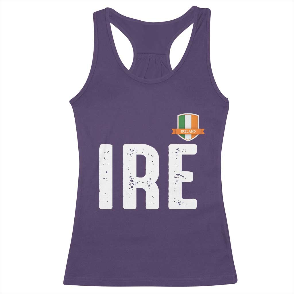IRE Ireland Matching Group Racerback Tank Top Irish Pride St Patricks Day Family or Friends