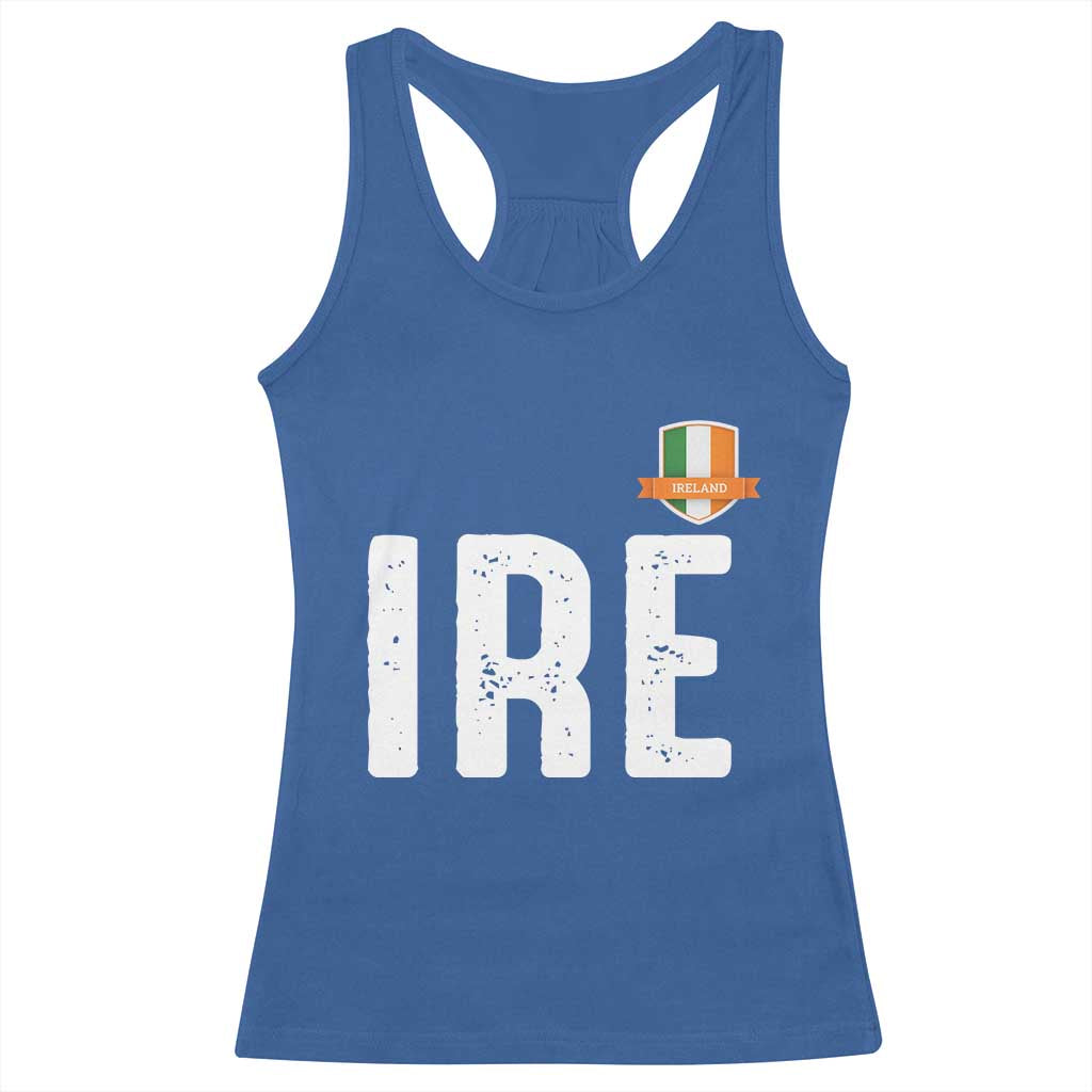 IRE Ireland Matching Group Racerback Tank Top Irish Pride St Patricks Day Family or Friends