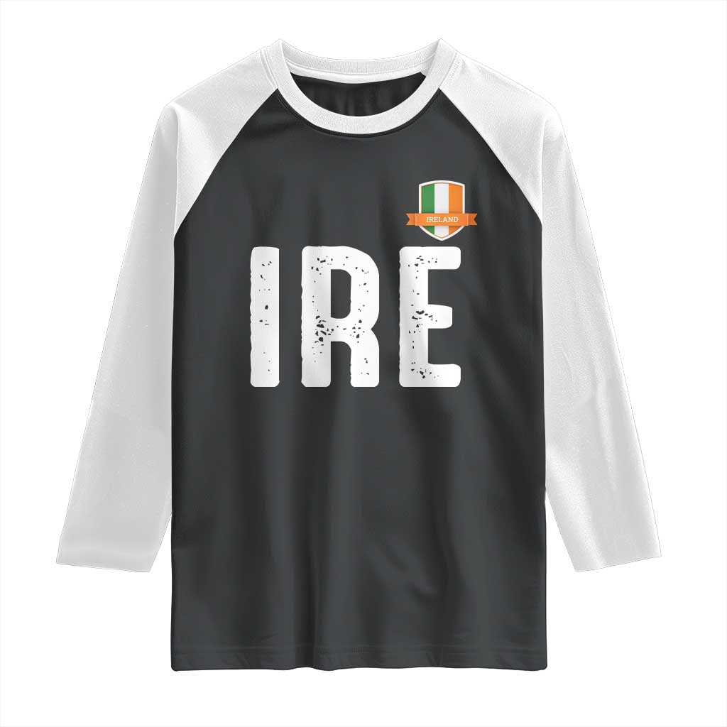 IRE Ireland Matching Group Raglan Shirt Irish Pride St Patricks Day Family or Friends