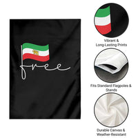 Free Iran Persian Flag Garden Flag Iranian Freedom Supporters Revolution