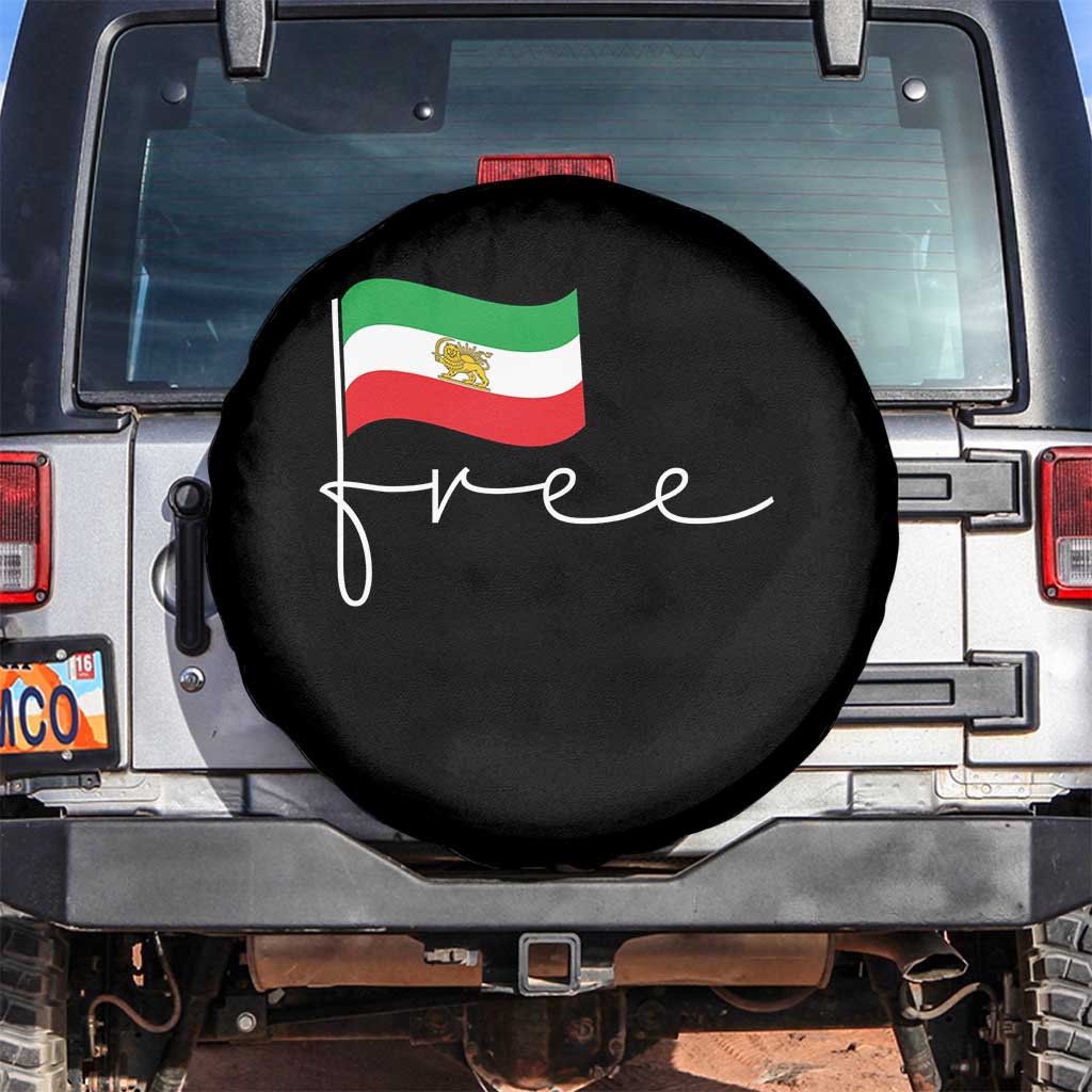 Free Iran Persian Flag Spare Tire Cover Iranian Freedom Supporters Revolution