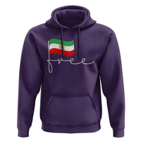 Free Iran Persian Flag Hoodie Iranian Freedom Supporters Revolution