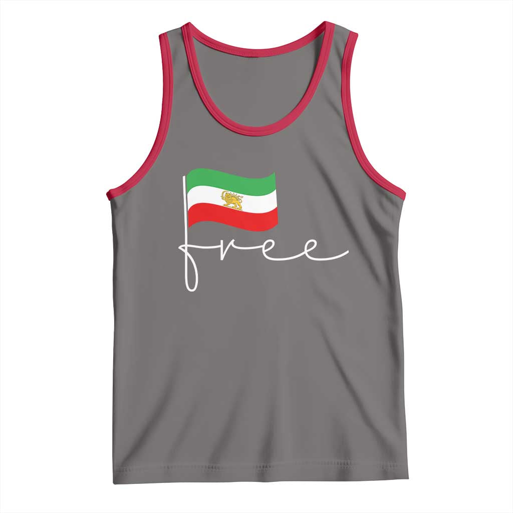 Free Iran Persian Flag Tank Top Iranian Freedom Supporters Revolution