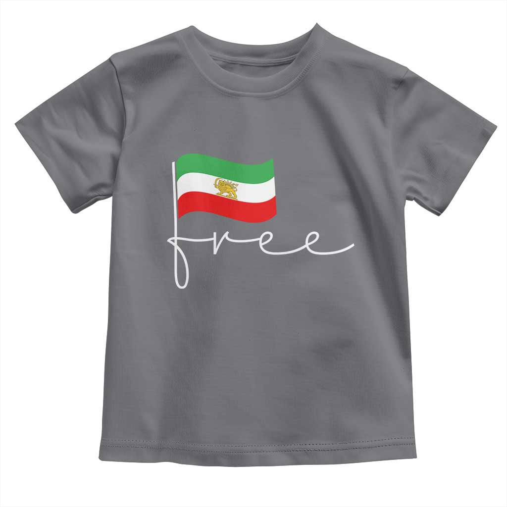 Free Iran Persian Flag Toddler T Shirt Iranian Freedom Supporters Revolution