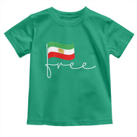 Free Iran Persian Flag Toddler T Shirt Iranian Freedom Supporters Revolution