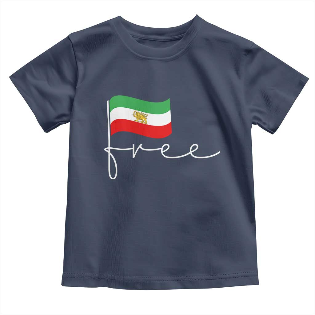Free Iran Persian Flag Toddler T Shirt Iranian Freedom Supporters Revolution