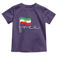 Free Iran Persian Flag Toddler T Shirt Iranian Freedom Supporters Revolution