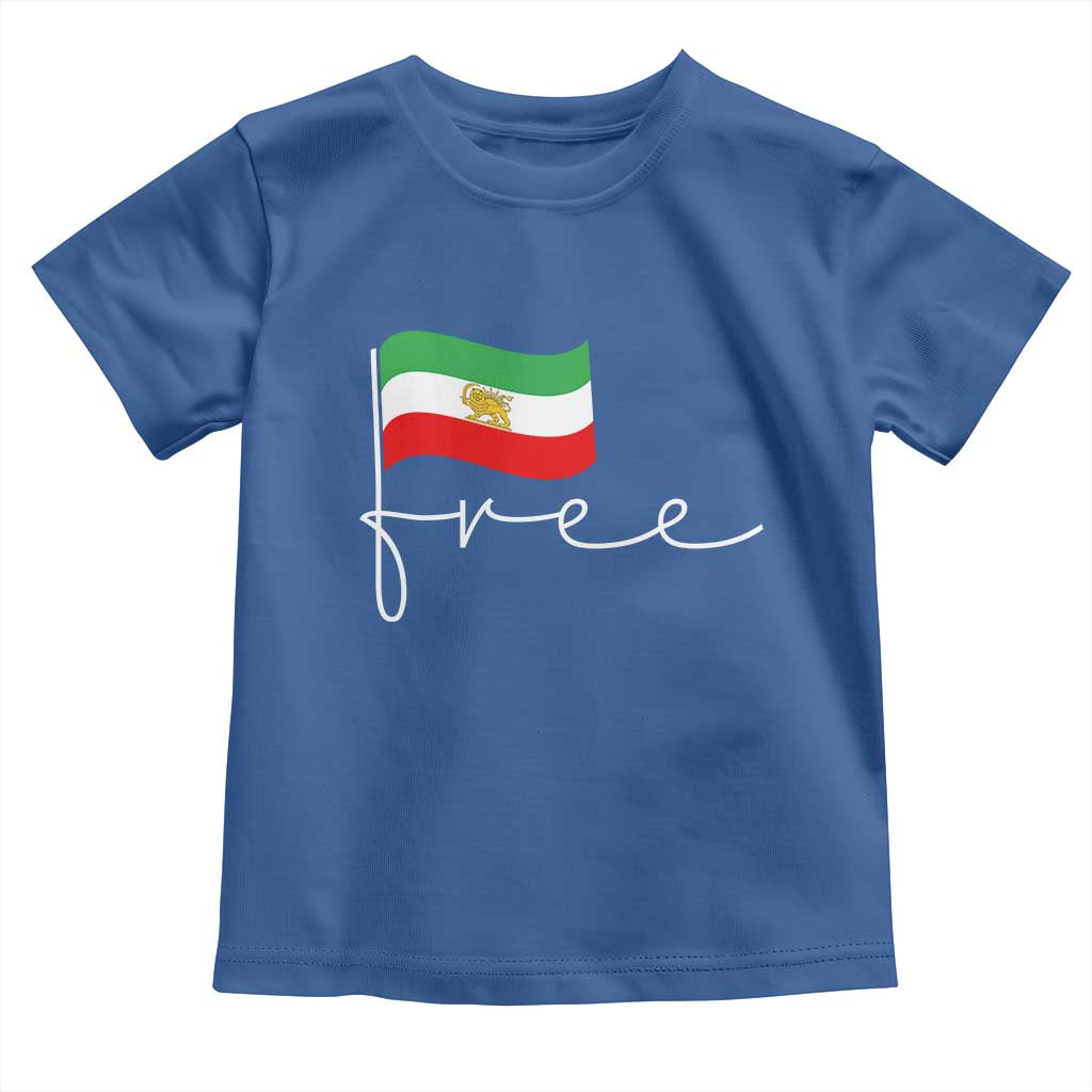 Free Iran Persian Flag Toddler T Shirt Iranian Freedom Supporters Revolution