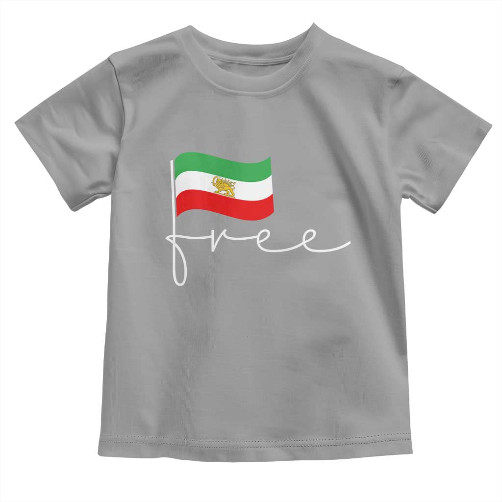 Free Iran Persian Flag Toddler T Shirt Iranian Freedom Supporters Revolution
