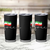 Free Iran Persian Flag Tumbler Cup Iranian Freedom Supporters Revolution