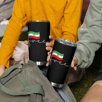 Free Iran Persian Flag Tumbler Cup Iranian Freedom Supporters Revolution