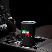Free Iran Persian Flag Tumbler Cup Iranian Freedom Supporters Revolution