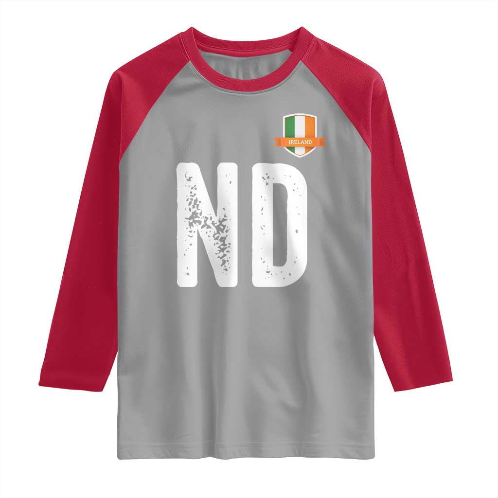 LA Ireland Matching Group Raglan Shirt Irish Pride St Patricks Day Family or Friends