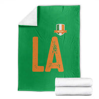 ND Ireland Matching Group Throw Blanket Irish Pride St Patricks Day Family or Friends