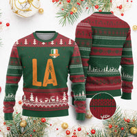 ND Ireland Matching Group Ugly Christmas Sweater Irish Pride St Patricks Day Family or Friends