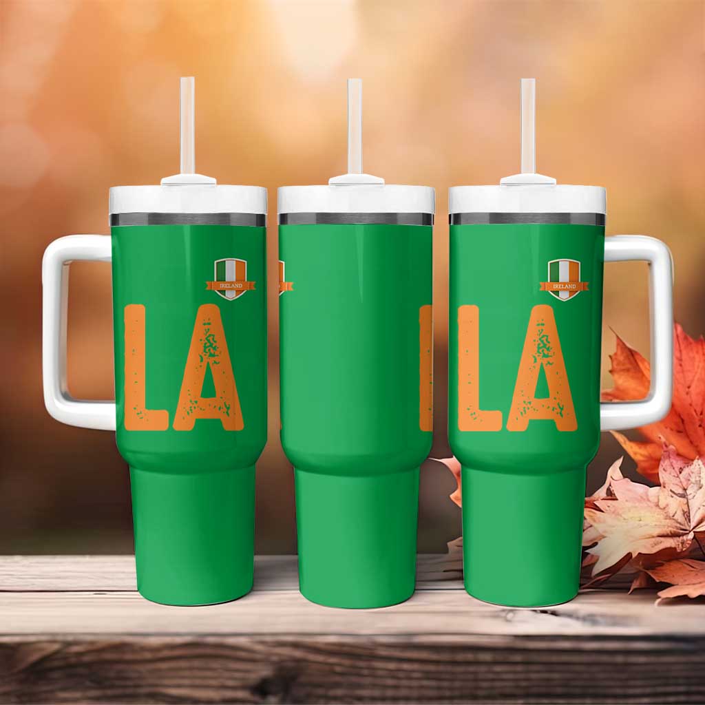 ND Ireland Matching Group Tumbler With Handle Irish Pride St Patricks Day Family or Friends