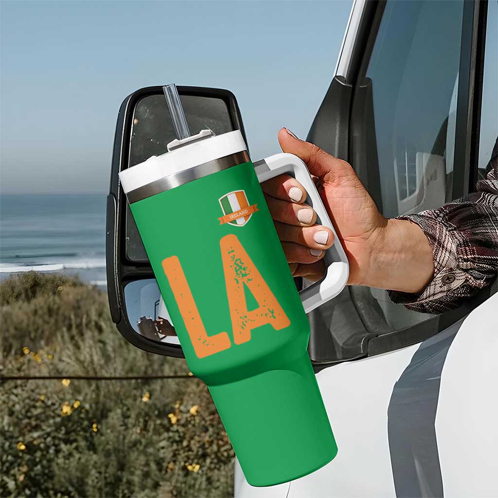 ND Ireland Matching Group Tumbler With Handle Irish Pride St Patricks Day Family or Friends