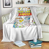 The Lab’s Prayer Funny Lab Week 2026 Throw Blanket Medical Laboratory Scientist Humor Gift for Lab Techs