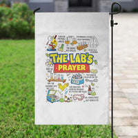 The Lab’s Prayer Funny Lab Week 2026 Garden Flag Medical Laboratory Scientist Humor Gift for Lab Techs