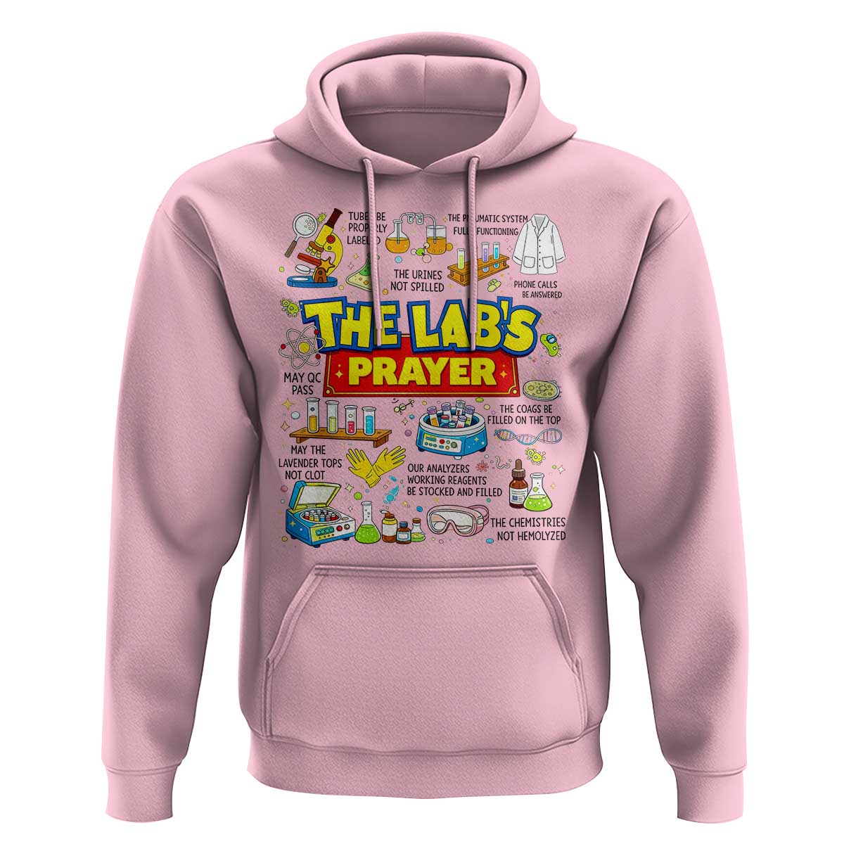 The Lab’s Prayer Funny Lab Week 2026 Hoodie Medical Laboratory Scientist Humor Gift for Lab Techs