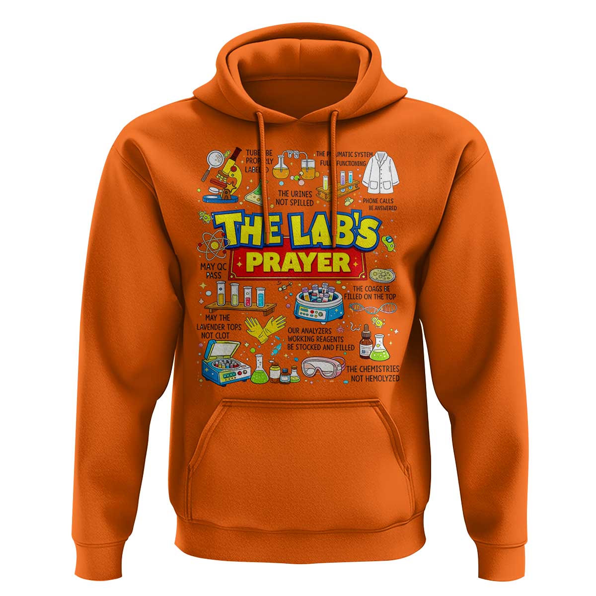 The Lab’s Prayer Funny Lab Week 2026 Hoodie Medical Laboratory Scientist Humor Gift for Lab Techs
