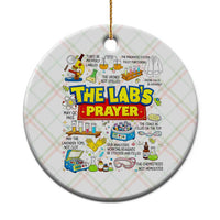 The Lab’s Prayer Funny Lab Week 2026 Ceramic Ornament Medical Laboratory Scientist Humor Gift for Lab Techs