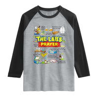 The Lab’s Prayer Funny Lab Week 2026 Raglan Shirt Medical Laboratory Scientist Humor Gift for Lab Techs