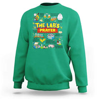 The Lab’s Prayer Funny Lab Week 2026 Sweatshirt Medical Laboratory Scientist Humor Gift for Lab Techs