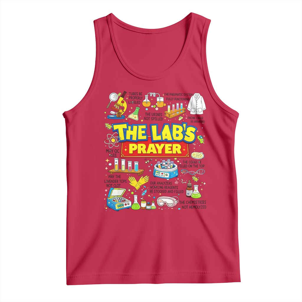 The Lab’s Prayer Funny Lab Week 2026 Tank Top Medical Laboratory Scientist Humor Gift for Lab Techs