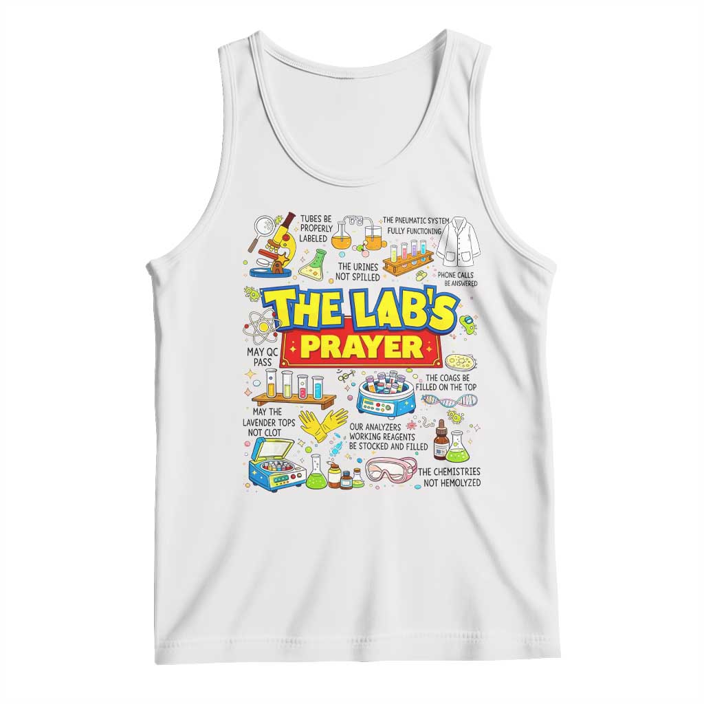 The Lab’s Prayer Funny Lab Week 2026 Tank Top Medical Laboratory Scientist Humor Gift for Lab Techs