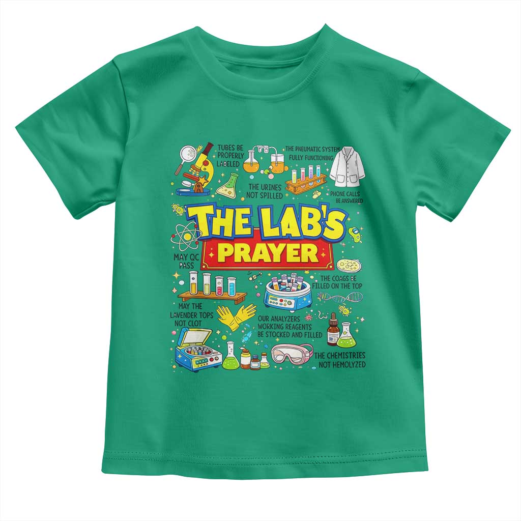 The Lab’s Prayer Funny Lab Week 2026 Toddler T Shirt Medical Laboratory Scientist Humor Gift for Lab Techs