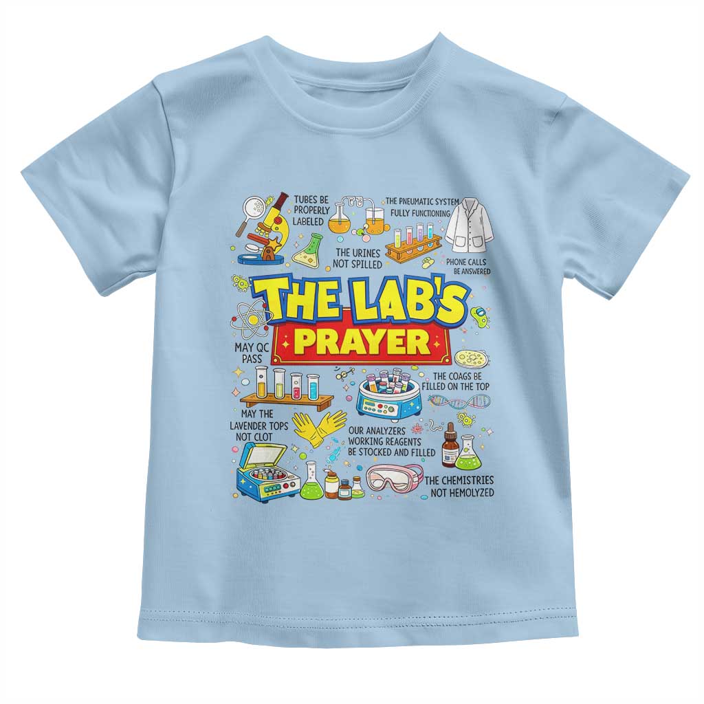 The Lab’s Prayer Funny Lab Week 2026 Toddler T Shirt Medical Laboratory Scientist Humor Gift for Lab Techs