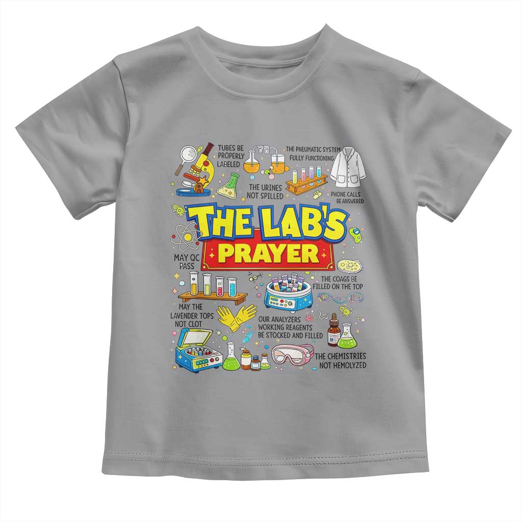 The Lab’s Prayer Funny Lab Week 2026 Toddler T Shirt Medical Laboratory Scientist Humor Gift for Lab Techs