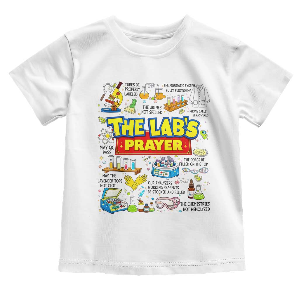 The Lab’s Prayer Funny Lab Week 2026 Toddler T Shirt Medical Laboratory Scientist Humor Gift for Lab Techs