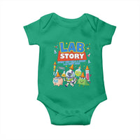 Lab Story Every Test Tells a Story Lab Week 2026 Baby Onesie Science Characters Lab Techs Medical Laboratory