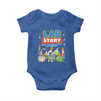 Lab Story Every Test Tells a Story Lab Week 2026 Baby Onesie Science Characters Lab Techs Medical Laboratory