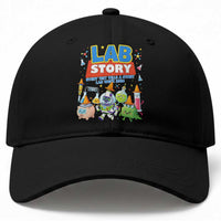 Lab Story Every Test Tells a Story Lab Week 2026 Baseball Cap Science Characters Lab Techs Medical Laboratory