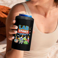 Lab Story Every Test Tells a Story Lab Week 2026 4 in 1 Can Cooler Tumbler Science Characters Lab Techs Medical Laboratory