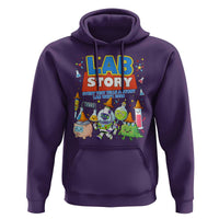 Lab Story Every Test Tells a Story Lab Week 2026 Hoodie Science Characters Lab Techs Medical Laboratory