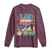 Lab Story Every Test Tells a Story Lab Week 2026 Long Sleeve Shirt Science Characters Lab Techs Medical Laboratory
