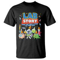Lab Story Every Test Tells a Story Lab Week 2026 T Shirt Science Characters Lab Techs Medical Laboratory