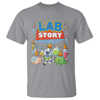 Lab Story Every Test Tells a Story Lab Week 2026 T Shirt Science Characters Lab Techs Medical Laboratory