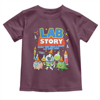 Lab Story Every Test Tells a Story Lab Week 2026 Toddler T Shirt Science Characters Lab Techs Medical Laboratory