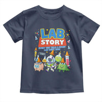 Lab Story Every Test Tells a Story Lab Week 2026 Toddler T Shirt Science Characters Lab Techs Medical Laboratory