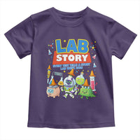 Lab Story Every Test Tells a Story Lab Week 2026 Toddler T Shirt Science Characters Lab Techs Medical Laboratory