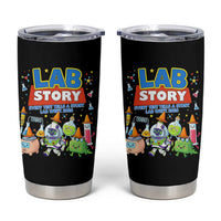 Lab Story Every Test Tells a Story Lab Week 2026 Tumbler Cup Science Characters Lab Techs Medical Laboratory