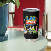 Lab Story Every Test Tells a Story Lab Week 2026 Tumbler Cup Science Characters Lab Techs Medical Laboratory
