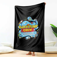 Phlebotomy Crew Lab Week 2026 Throw Blanket One Stick At A Time Funny Phlebotomist Healthcare Lab