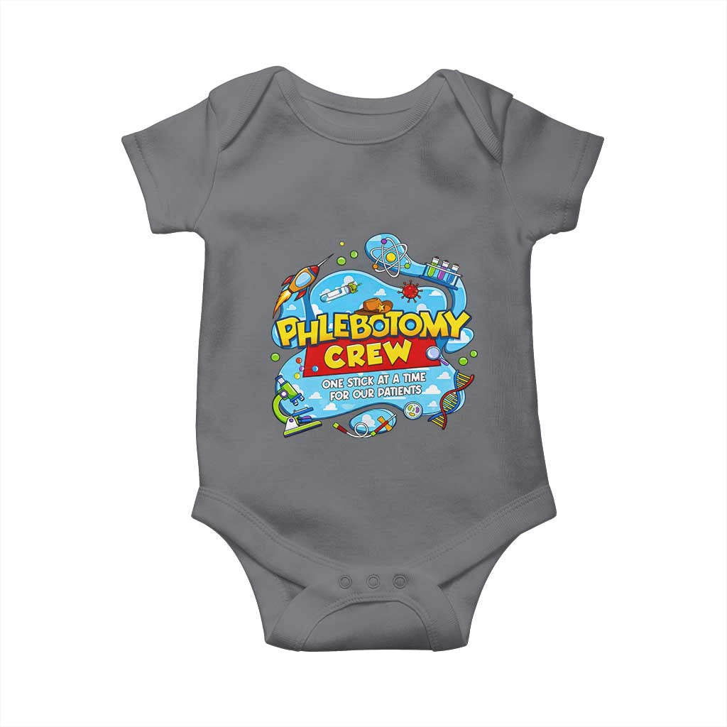 Phlebotomy Crew Lab Week 2026 Baby Onesie One Stick At A Time Funny Phlebotomist Healthcare Lab
